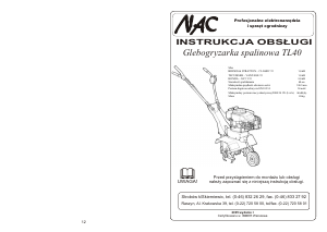 Instrukcja NAC TL40 Kultywator