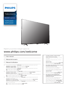Handleiding Philips 75PFL6601 LED televisie