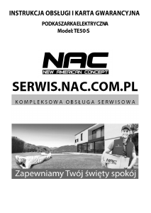 Instrukcja NAC TE50-S Podkaszarka do trawy