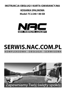 Instrukcja NAC TC-LS40-130-SB Kosiarka
