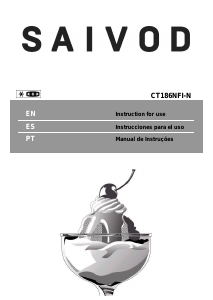 Handleiding Saivod CT186NFI-N Koel-vries combinatie