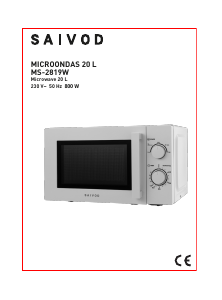 Manual de uso Saivod MS-2819W Microondas
