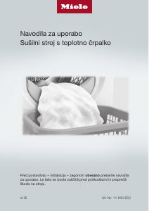 Priročnik Miele TWR 860 WP Sušilni stroj