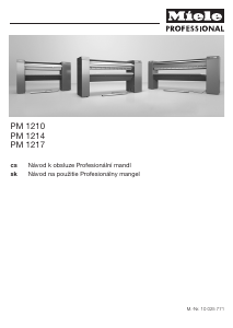 Návod Miele PM 1210 Mangeľ
