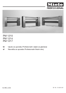 Priručnik Miele PM 1217 Sprava za rolanje rublja