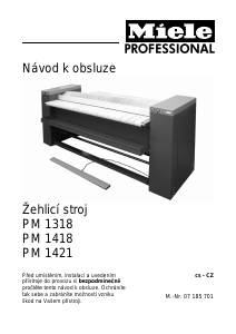 Manuál Miele PM 1421 Prádelní mandl