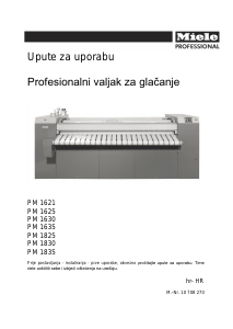 Priručnik Miele PM 1830 Sprava za rolanje rublja