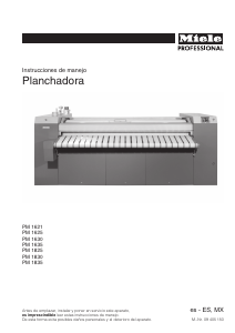 Manual de uso Miele PM 1835 Mangle