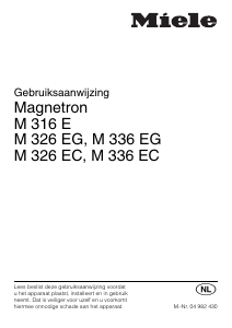 Handleiding Miele M 326 EC Magnetron