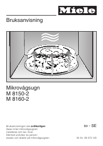 Bruksanvisning Miele M 8150-2 Mikrovågsugn