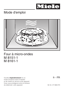 Mode d’emploi Miele M 8151-1 Micro-onde