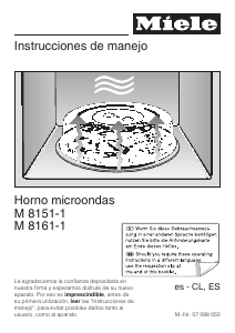 Manual de uso Miele M 8161-1 Microondas