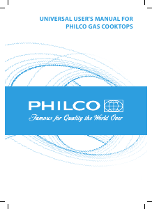 Handleiding Philco PGG 64 W Kookplaat