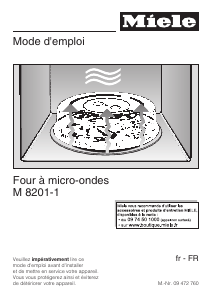 Mode d’emploi Miele M 8201-1 Micro-onde