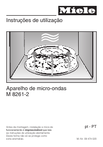 Manual Miele M 8261-2 Micro-onda