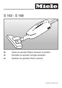Priročnik Miele S 164 Sesalnik