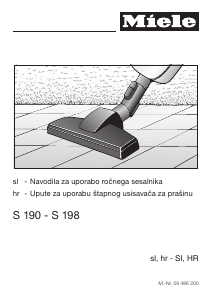 Priročnik Miele S 194 Sesalnik