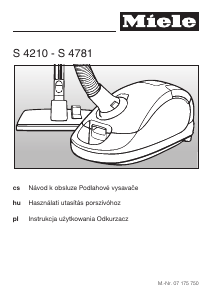 Instrukcja Miele S 4210 Odkurzacz