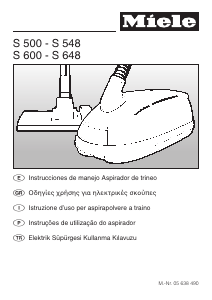 Εγχειρίδιο Miele S 512 Ηλεκτρική σκούπα