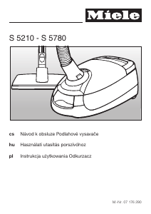 Manuál Miele S 5210 Vysavač