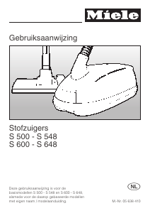 Handleiding Miele S 536 Stofzuiger