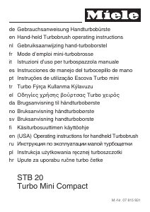 Priručnik Miele S 8330 Usisavač