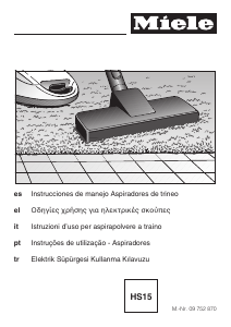 Kullanım kılavuzu Miele S 8730 Elektrikli süpürge