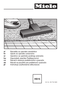 Priročnik Miele S8 Brilliant Light XL Sesalnik