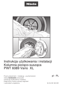 Instrukcja Miele PWT 6089 Vario Pralko-suszarka