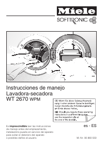 Manual de uso Miele WT 2670 Lavasecadora