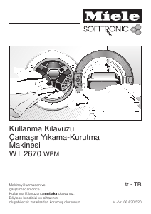 Kullanım kılavuzu Miele WT 2670 Çamaşır kurutma makinesi