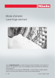 Mode d’emploi Miele WT 2796 WPM Lave-linge séchant