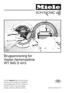 Brugsanvisning Miele WT 945 S Vaske-tørremaskine