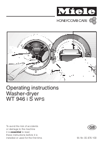 Manual Miele WT 946I S Washer-Dryer