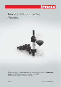 Manuál Miele KWT 6112 iG Vinotéka