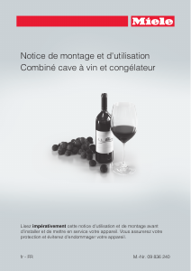 Mode d’emploi Miele KWTN 14826 SDE ed/cs-2 Cave à vin