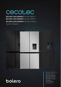 Manuale Cecotec Bolero CoolMarket 4D 564 Inox E Frigorifero-congelatore