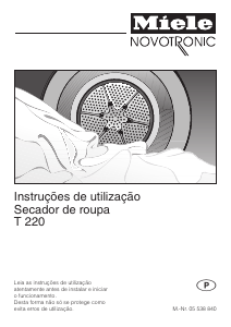 Manual Miele Brillant 2200 Máquina de lavar roupa