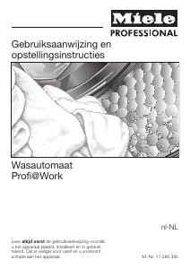 Handleiding Miele PW 200 LP D LW Profi@Work Wasmachine