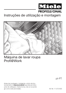 Manual Miele PW 200 LP D LW Profi@Work Máquina de lavar roupa