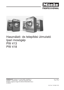 Használati útmutató Miele PW 413 EL Mosógép