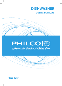 Handleiding Philco PDA 1281 Vaatwasser