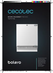 Mode d’emploi Cecotec Bolero CoolMarket TT BI 121 White E Réfrigérateur
