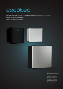 Manual Cecotec GrandCooler 20000 SilentCompress White Refrigerator