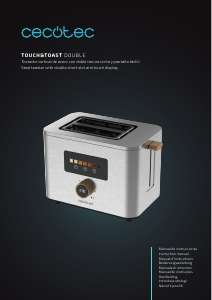 Manual Cecotec Touch&Toast Double Torradeira