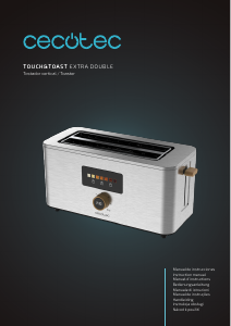 Manual Cecotec Touch&Toast Extra Double Torradeira