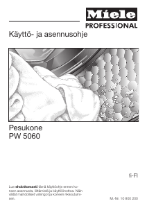 Käyttöohje Miele PW 5060 LP LW Pesukone