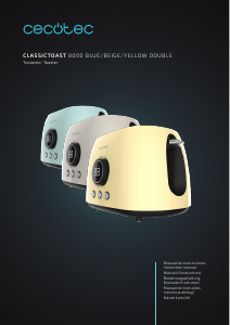 Manual Cecotec ClassicToast 8000 Beige Double Toaster