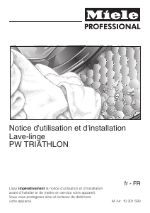 Mode d’emploi Miele PW 5062 LP LW Triathlon Lave-linge