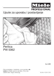 Priručnik Miele PW 5062 LP LW Stroj za pranje rublja